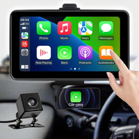 GPS portable sans fil CarPlay, écran tactile multimédia automobile 7 pouces, connexion USB, radio FM, autoradio, Android Auto, mains libres