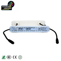 IP65 Extérieur Étanche Programmable RVB LED Tube Lumière En Plastique Corps Pixel Amusement Lumières pour Grande Roue dans Les Parcs À Thème