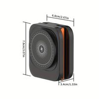 Support de charge sans fil rapide 15W, chargeur PD Type-C, station d'accueil magnétique multifonction intégrée, station d'accueil pour écouteurs