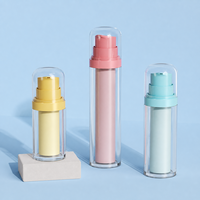 Flacon sans air avec doublure intérieure remplaçable, en plastique PP, vide, distributeur sous vide, réutilisable, pour emballage de liquides cosmétiques