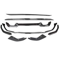 Kit carrosserie aérodynamique MP Style en fibre de carbone sèche pour BMW Série 3 G20 2019+ : Lame avant, jupes latérales et diffuseur arrière