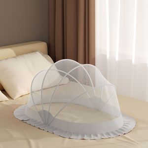 Mosquitera plegable cifrada con forro de poliéster tejido de 200TC moderno con patrón de dibujos animados cama de bebé portátil para el verano - Product Image 6