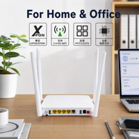 Router de Fibra Óptica WIFI6 GPON 1GE+3FE+TEL de Doble Banda 2.4GHz 5GHz ONU ONT Ftth