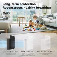 Filtre HEPA H13 personnalisable Levoit Core 300, purificateur d'air à charbon actif haute efficacité pour la maison, les camping-cars et l'extérieur