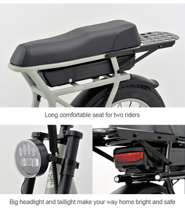 Bicicleta Eléctrica OEM con Llantas Anchas, 50 km/h, Original, B-Long - Product Image 3
