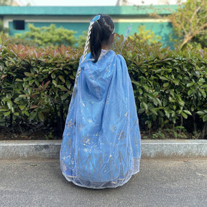 Principessa vestita con un velo, eseguita il giorno della Bambina, indossava mantello e cappa in stile tradizionale cinese - Product Image 3
