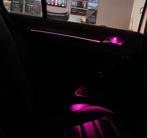 Kit d'éclairage d'ambiance <span class=keywords><strong>LED</strong></span> pour l'intérieur de la voiture, contrôle de l'écran de la voiture, éclairage ambiant pour Volkswagen <span class=keywords><strong>Golf</strong></span> 7 VW <span class=keywords><strong>Golf</strong></span> 7.5 Mk7 <span class=keywords><strong>4</strong></span> portes - Product Image 2