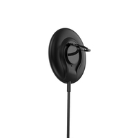 Pengisi Daya Mobil Nirkabel Magnetik Baru untuk iPhone 12 dengan Output 10W, Kompatibel dengan Laptop, Penyangga Ponsel dengan Cincin Pengunci