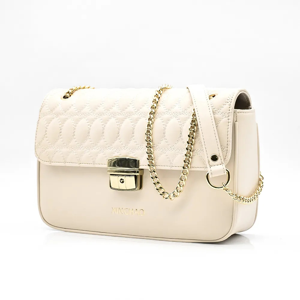 Schlussverkauf weiße Mikrofasertasche Luxus-Handtasche für Damen individuelle modische Damen-Crossbody-Tasche