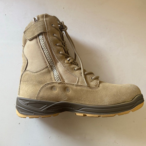 SF24 706 <b>Black</b> Leather Tactical <b>Boot</b> Waterproof All Seasons Outdoor High Top Lace Up <b>Work</b> <b>Boot</b> - Product Image 5
