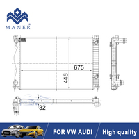 MANER – radiateur de chargeur de moteur de systèmes de refroidissement de haute qualité pour audi vw