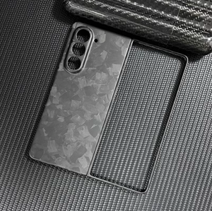 100% véritable étui de téléphone portable en fibre de carbone forgé pour <span class=keywords><strong>coque</strong></span> de protection <span class=keywords><strong>z</strong></span> <span class=keywords><strong>fold</strong></span> 5 - Product Image 3