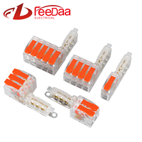 Connecteur rapide de type T pour bornier, diviseur de fils sans coupure, perforation d'isolation, connecteur de fils rapide et compact