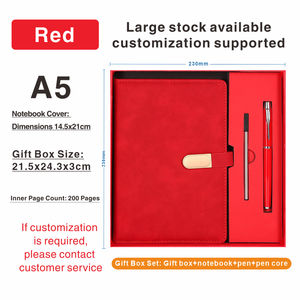 Set de Regalo de Cuaderno de Negocios con Logotipo Personalizable, Diario Creativo Personalizado, Set de Regalo de Cuaderno A5 con Hebilla - Product Image 6