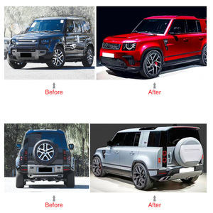 Kit de Carrocería Estilo SVA de Alta Calidad, Ensamblaje Directo, Difusor, Alerón, Rejilla, Guardabarros, Capó, Parachoques para <span class=keywords><strong>Defender</strong></span> 2020+, Fijación con Tornillos - Product Image 2