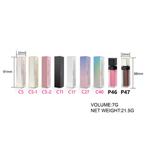 Vente en gros de rouge à lèvres liquide Nude Colors Rouge à lèvres végétalien mat à haute pigmentation Paquet noir Logo personnalisé Brillant à lèvres Cosmétiques - Product Image 6