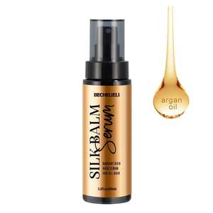 Spray <span class=keywords><strong>protecteur</strong></span> <span class=keywords><strong>thermique</strong></span> professionnel, biologique, végétalien, hypoallergénique, à base de plantes, anti-frisottis, pour des <span class=keywords><strong>cheveux</strong></span> soyeux et lisses - Product Image 1