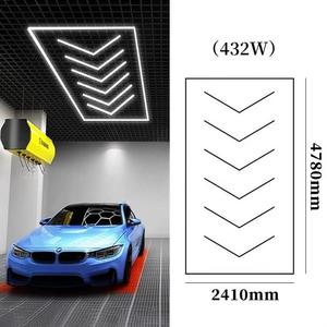 Lampe en nid d'abeille pour atelier automobile, <span class=keywords><strong>design</strong></span> géométrique, luminosité élevée, lampes de travail hexagonales pour <span class=keywords><strong>garage</strong></span>, lumière LED hexagonale - Product Image 2