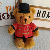 Ours en peluche personnalisé en uniforme de soldat, jouet en peluche pour enfants, fabricant de jouets en peluche, vente en gros