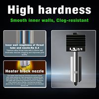 Bambu Lab H2/P2S Hotend untuk Printer 3D H2S/H2D/H2C/P2S Rakitan Nozzle Baja Keras 0.2/0.4/0.6/0.8mm Pencetakan 3D Kecepatan Tinggi