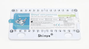 Accessori dentali Shinye all'ingrosso ortodontico metallo bretelle orto staffa 20 pz maglia monoblocco Mini <span class=keywords><strong>Roth</strong></span>/MBT 345 staffa - Product Image 2