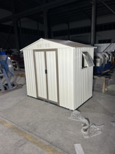 <span class=keywords><strong>Abri</strong></span> <span class=keywords><strong>de</strong></span> <span class=keywords><strong>jardin</strong></span> blanc 6FT X 4FT avec fenêtre et <span class=keywords><strong>porte</strong></span> <span class=keywords><strong>coulissante</strong></span>, fournisseur chinois d'abris métalliques pour outils, livraison gratuite - Product Image 5