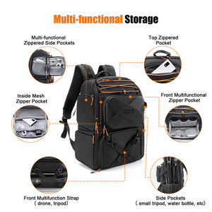 <span class=keywords><strong>Sac</strong></span> <span class=keywords><strong>à</strong></span> <span class=keywords><strong>dos</strong></span> de photographie multifonctionnel pour la <span class=keywords><strong>randonnée</strong></span> en plein air, avec support pour trépied, étui rigide imperméable pour <span class=keywords><strong>appareil</strong></span> <span class=keywords><strong>photo</strong></span> de grande taille - Product Image 2