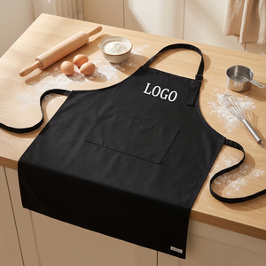 Grembiule da Cucina Personalizzato con Logo, Stile Coreano Senza Maniche in Cotone per Chef, per Uso in Ristoranti e Pulizie - Product Image 2