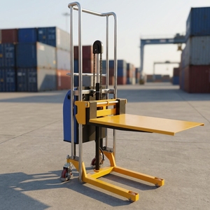 400kg Halbelektrischer Arbeitspositionierer EJ4120: Verchromter <span class=keywords><strong>Mast</strong></span> & Abnehmbare Tischplattform - Product Image 1