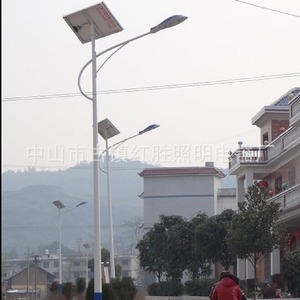 ไฟถนนพลังงานแสงอาทิตย์ 6 เมตร LED อลูมิเนียมอัลลอยด์ โมโนซิลิคอนโซลาร์เซลล์ DC 24V สำหรับไฟส่องสว่างภายนอกอาคาร - Product Image 1