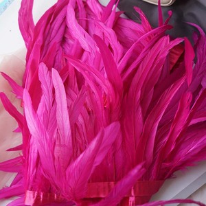 <span class=keywords><strong>Piume</strong></span> di gallo di pollo <span class=keywords><strong>fucsia</strong></span> finiture 15/20/25/30cm per la realizzazione di costumi motivo tinto 6/8/10/12in piuma di coda per la vendita - Product Image 1