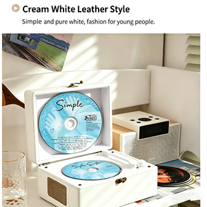 Lecteur <span class=keywords><strong>CD</strong></span> <span class=keywords><strong>portable</strong></span> <span class=keywords><strong>Bluetooth</strong></span> 5.0 pour la maison/les voyages/l'extérieur, batterie 2000 mAh, lecture de <span class=keywords><strong>CD</strong></span>, Type-C, télécommande, USB, haut-parleur stéréo 2.0 - Product Image 2