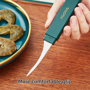 مطبخ الفولاذ المقاوم للصدأ خط الروبيان سكين جراد البحر تنظيف الأسماك الروبيان الأمعاء قطع سكين الجمبري فتح الظهر العملي البحر - Product Image 3