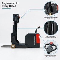 Gerbeur électrique contrepoids Noblelift 1200kg 1800kg, sans pattes extensibles, pour palettes à fond fermé