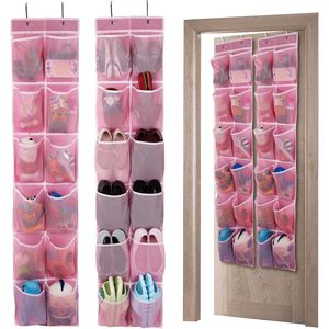 Over The Door <b>Shoe</b> Organizer 12 Pockets 2 Pack Foldable <b>Storage</b> For <b>Shoes</b> And Toys - Product Image 1