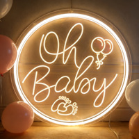 Enseigne néon LED acrylique personnalisée pour le dropshipping, idéale pour la décoration de fêtes et la publicité, étanche IP65 avec télécommande