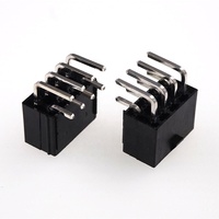 Connecteur rectangulaire mâle coudé à 90 degrés pour carte graphique PCI Express PCIe, 8 broches GPU, 4,2 mm, avec capot de protection
