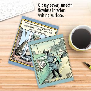 Divertido Juego <span class=keywords><strong>de</strong></span> <span class=keywords><strong>Tarjetas</strong></span> <span class=keywords><strong>de</strong></span> Humor Variadas <span class=keywords><strong>para</strong></span> Todas las Ocasiones, en Caja, 4 x 5.12 Pulgadas, con Sobres, Dibujos Animados y Cómics <span class=keywords><strong>para</strong></span> Hombres y <span class=keywords><strong>Mujeres</strong></span> - Product Image 5