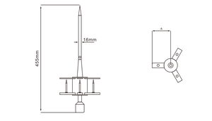 CUAJE Blitzableiter-Schutzsystem ESE-Blitzschutzsystem Fortschrittlicher Blitzableiter 3.1 - Product Image 2
