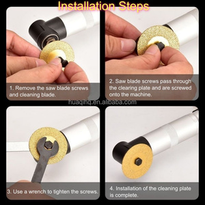 Микроугловая шлифовальная машина для гравировки по мрамору, граниту, камню, резки, шлифовки, резьбы, очистки швов плитки и керамогранита - Product Image 2