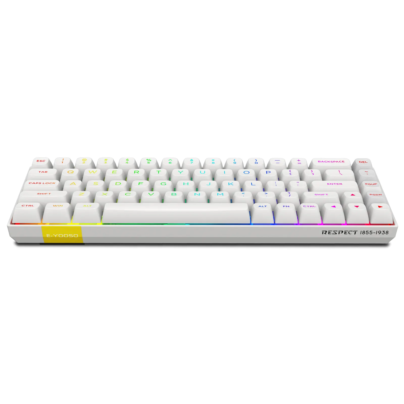 New Arrival Compatible 60% Hot Swappable Wired RGB Keyboard 8k Reporting Rate Magnetic Switch Gaming Mechanical Keyboard