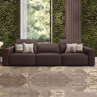 Chaise électrique moderne avec couche supérieure en cuir de vachette Mobilier de salon et de hall fonctionnel pour hôtels, bureaux, théâtres
