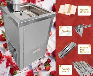Vendita diretta 2 stampi latte acciaio inox lecca-lecca crema di cioccolato ghiacciolo fare bastone Bar ghiaccio - Product Image 4