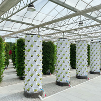 Systèmes d'aéroponie et d'hydroponie chinois, système de serre hydroponique, tour d'aéroponie verticale pour légumes