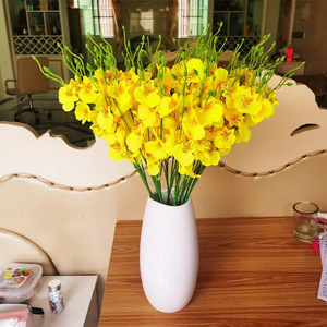 Fleur artificielle Orchidée dansante 55cm/95cm en plastique, plante décorative d'intérieur et d'extérieur pour la maison et le bureau - Product Image 3