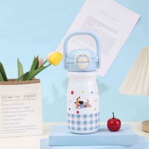316 Stainless Steel Insulated Water Bottle Pop-Up Lid Portable Thermal Bottle <b>Large</b> Capacity Food Grade Travel Mug - Product Image 2