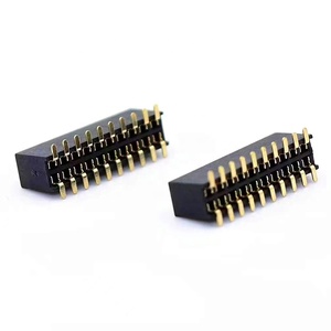 Conector Hembra DIN de Paso de 1.27mm, Doble Fila, Carcasa de Nylon SMT, PCB H4.3mm, 2*2P-2*50P - Product Image 1