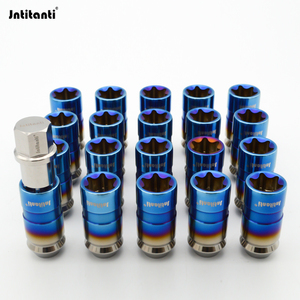 Jntitanti Nhà Máy Gr.5 Hợp Kim Titan <span class=keywords><strong>Lug</strong></span> Nut M12 * 1.25/1.5*45Mm Với Torx Cho Nhật Bản Và USA Xe Bánh Xe - Product Image 4