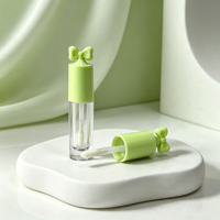 Flacon vide mini gloss à lèvres 2,5 ml avec bouchon à vis mignon, tube en plastique pour gloss, emballage cosmétique, rouge à lèvres liquide, logo personnalisé