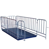 Huaxin 2 mètres échelle 1.5*1.5m 3ton numérique 2500 lb balance au sol 250kg balances pour cochon